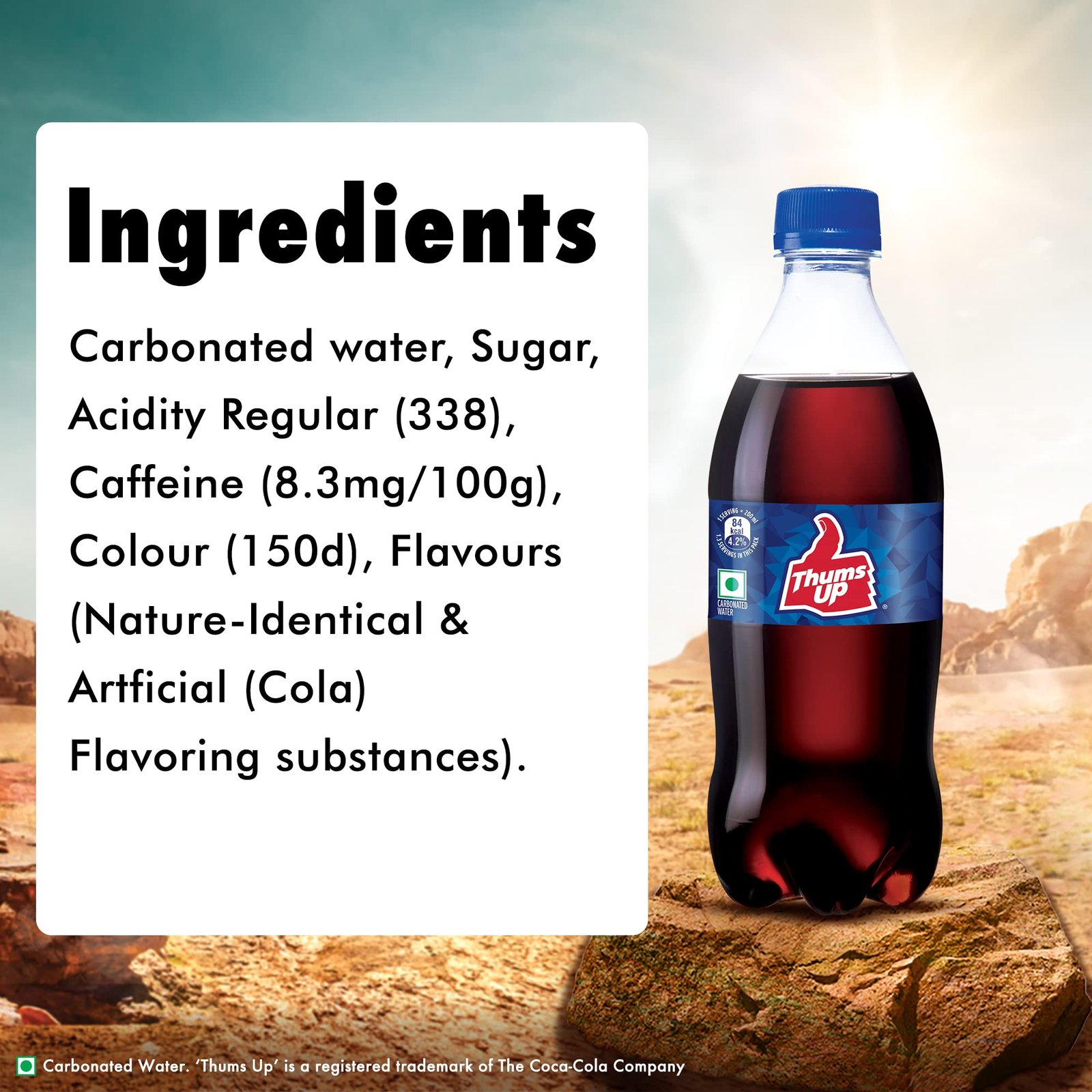 Thums Up Soft Drink | PET Bottle, 250 ml (Pack of 8) - Image 4