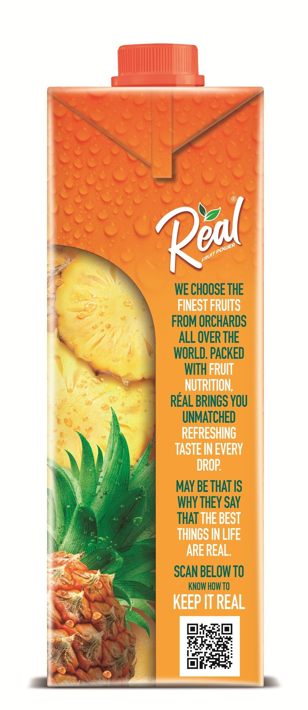 Real Fruit Power Pineapple Juice -1L - Image 2